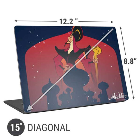 Disney Aladdin Jafar The Royal Vizier Universal Laptop 15in (12.2 x 8.8in) Skin